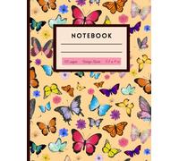 Classic College Ruled Notebook: Butterfly Pattern Design | Journal for Students, Professionals, and Creatives: A Versatile 8.5 x 11 Inch Notebook for ... Journaling, Creative Writing, Organizing