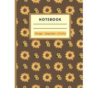 Classic College Ruled Notebook: Sunflower Spring Design, Journal for Students, Professionals, and Creatives: A Versatile 8.5 x 11 Inch Notebook for ... Journaling, Creative Writing, Organizing