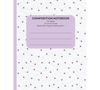 Classic Daily Writing Composition Notebook - Cute Heart Design: 110 Ruled Pages with Margin, Date & Page Numbers for Students & Professionals: ... teachers, writers & Office professional