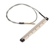 Classic Design Guitar Pickup Stick Bridge Acustic Folk Sostituzione Parte per Chitarra a Basso Basso a 6 Corde in Metallo + ABS