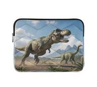 Classic Dinosaur Blue - Custodia leggera per computer portatile, per lavoro | Custodia per il trasporto dello zaino, profilo 2 cm, imbottitura in cotone perlato