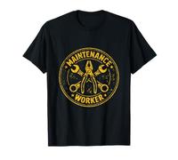 Classic Distressed Maintenance Worker Orgoglioso Team qualificato Maglietta