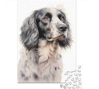 Classic Dog Scene Paper 1000 Piece Jigsaw Puzzle for Adults Brain Training Relax Home Decor Thick Paper Dog Theme Puzzle 70x50cm/1000pcs