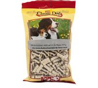 Classic Dog Snack Miniknochen con Agnello e Riso 200gx12