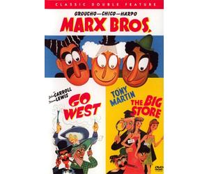 Classic Double Feature Groucho-Chico-Harpo Marx Bros. Go West The Big Store