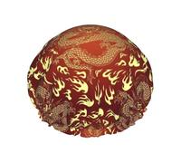 Classic Dragon Cuffia Da Doccia Per Donna Con Elastici Cuffia Da Doccia Antiscivolo Shower Caps Per Salone Spa Nuoto