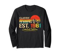 Classic Est. 1961 Limited Edition Vintage Year 1961 Birthday Maglia a Manica