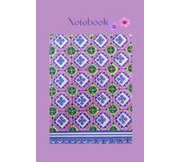 Classic Floral Tile Lined Journal: Aesthetic Purple & Pink Tile Pattern | 6 x 9 Inches, 120 College Ruled Pages for Women, Girls, and Students