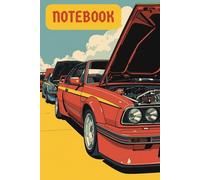Classic German Cars Notebook: Vintage German Car Lover Lined Journal - 110 Pages for Notes, Ideas & Daily Writing