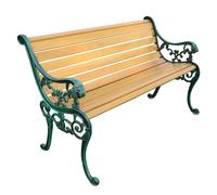 CLASSIC GINE - panca in ghisa e legno