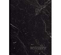 Classic Graph Notebook: Black Marble Cover: 8.5” x 11”, 120 Pages, Square Grid Paper with Clean Blank Borders, Professional Notebook for Work, Study, or Design