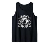 Classic Groom's Wolf Pack Groomsmen Crew Party Friendship Canotta