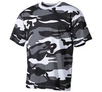 Classic Hombres Combat T-Shirt Tee Militare Esercito Top 100% Cotone Skyblue Cam
