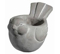 Classic Home and Garden Cement Buddies Fioriera per interni ed esterni, modello uccello, grigio, piccola, 15,2 cm