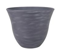 Classic Home and Garden - Vaso in resina Honeysuckle, leggero, per interni ed esterni, in plastica resistente ai raggi UV, per fiori ed erbe, 33 cm, grigio zinco
