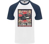 Classic Hotrod Vintage Iron Hot Rod Dragster Maglietta S/S Da Uomo