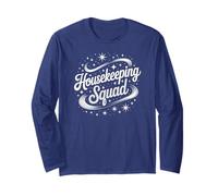 Classic Housekeeping Squad Pulizia del Personale della Cameriera Aspirapolvere Maglia a Manica