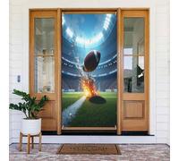 Classic Impact Football Print No.9 - Coperture decorative per porte, per interni ed esterni, primavera, estate, autunno, inverno, Halloween, Natale, decorazioni per la casa