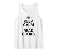 Classic Keep Calm And Read Books - Book Lover Reader Canotta