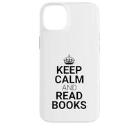 Classic Keep Calm And Read Books - Book Lover Reader Custodia per iPhone 14 Plus
