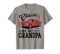 Classic Like My Grandpa Retro Car Meme Design Maglietta
