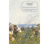 Classic Lined Composition Notebook - 7” x 10” Cover Art: Berry Pickers 110 Lined Pages: Art Journal with Classic Painting Cover: Gift for Writers, ... Journal For Girls, Teens, Women and Men