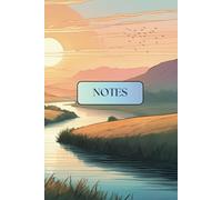Classic Lined Notebook: 120 Pages for Writing, Journaling, School, Office, and Everyday Notes | Nature, Landscape, Beautiful, Colorful, Relaxing | 6x9