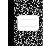 Classic Marble Composition Notebook - 100 Pages, Hardcover: Premium 8.5" x 11" Journal for School, Office & Creative Writing