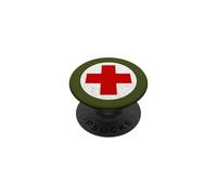 CLASSIC MEDIC SIMBOLO DI PRIMO SOCCORSO Esercito Medico Combattimento Medico Specialista PopSockets PopGrip Adesivo