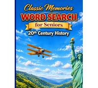 Classic Memories Word Search for Seniors - 20th Century History