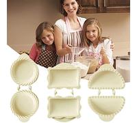 Classic Mini Hand Pie Molds Set, Fall Hand Pie Molds Set of 3, Dough Presser Pocket Pie Molds for Party Home Kitchen (A)