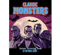 Classic Monsters Horror Coloring Book