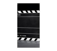 Classic Movie Clapboard Black Door Cover Banner 90x180cm Festone Festone Stagionale Cartello di Benvenuto Decorazione Verticale Porta Appeso Per Portico Ingresso Giardino Decor