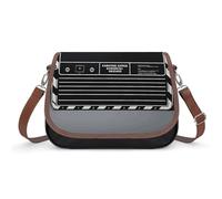 Classic Movie Clapboard - Borsa a tracolla da donna, in pelle, con tracolla regolabile rimovibile, borse a mani libere