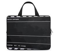 Classic Movie Clapboard - Custodia protettiva per computer portatile da 13", per viaggi d'affari o tablet, colore: nero