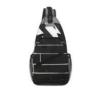 Classic Movie Clapboard Nero Crossbody Sling Bag Crossbody Spalla Borsa Petto Tracolla Tracolla Vita Fanny Pack Uomini Donne