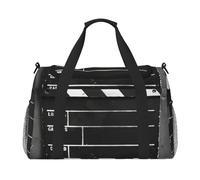 Classic Movie Clapboard nero stampa pieghevole Carry On Tote grande capacità mano Carry Bag per aeroplano weekend fughe
