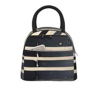 Classic Movie Clapboard Stampa Nera Alla Moda Pratica Borsa termica Pranzo Leggero Tote Scuola Picnic Escursioni