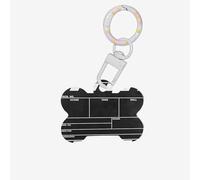 Classic Movie Clapboard Stampa Nera Carino Acrilico Cani Tag Doppio Lato Osso Shap Id Tag con Portachiavi per Pet Crafts Decorazioni