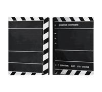 Classic Movie - Custodia per passaporto da viaggio, con scomparti per carte di credito e carta d'imbarco, per documenti d'identità e famiglia (20 x 13 cm)