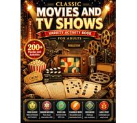 Classic movies and TV show shows: Variety activity books for adults