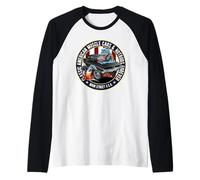 Classic Muscle Cars e Hotrods Forever Design Maglia con Maniche Raglan