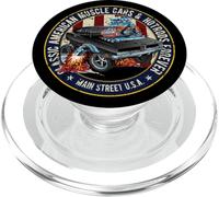 Classic Muscle Cars e Hotrods Forever Distressed Design PopSockets PopGrip per MagSafe