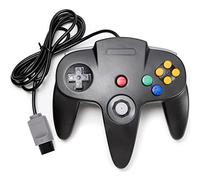 Classic Nintendo 64 N64 controller, Kiwitata retro Wired controller Gamepad joystick per N64 console Nintendo 64 video games sistema nero
