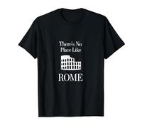 Classic Non c'è Posto Come Roma - Love for Italy Travel Maglietta, Uomo, Nero, 5XL