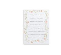 Classic Nursery Rhyme Poem Poster