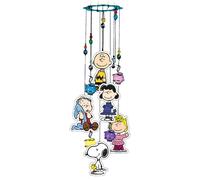 Classic Peanuts Gang Campanella da Giardino in Vetro Multicolore 67070