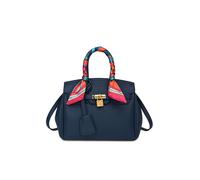 Classic pebbled platinum shoulder crossbody bag