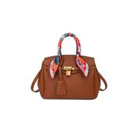 Classic pebbled platinum shoulder crossbody bag