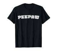 Classic Peepaw Varsity College Style Father's Day Pee-Paw Maglietta